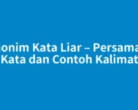 Sinonim Kata Liar – Persamaan Kata dan Contoh Kalimat