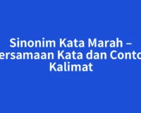 Sinonim Kata Marah – Persamaan Kata dan Contoh Kalimat