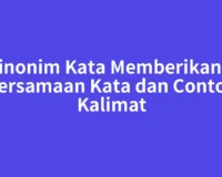 Sinonim Kata Memberikan – Persamaan Kata dan Contoh Kalimat