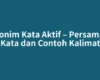 Sinonim Kata Aktif – Persamaan Kata dan Contoh Kalimat
