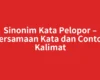 Sinonim Kata Pelopor – Persamaan Kata dan Contoh Kalimat