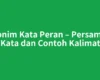 Sinonim Kata Peran – Persamaan Kata dan Contoh Kalimat