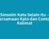 Sinonim Kata Selain Itu – Persamaan Kata dan Contoh Kalimat