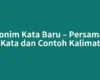 Sinonim Kata Baru – Persamaan Kata dan Contoh Kalimat