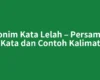 Sinonim Kata Lelah – Persamaan Kata dan Contoh Kalimat