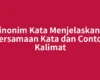 Sinonim Kata Menjelaskan – Persamaan Kata dan Contoh Kalimat