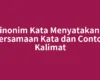 Sinonim Kata Menyatakan – Persamaan Kata dan Contoh Kalimat