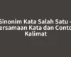 Sinonim Kata Salah Satu – Persamaan Kata dan Contoh Kalimat